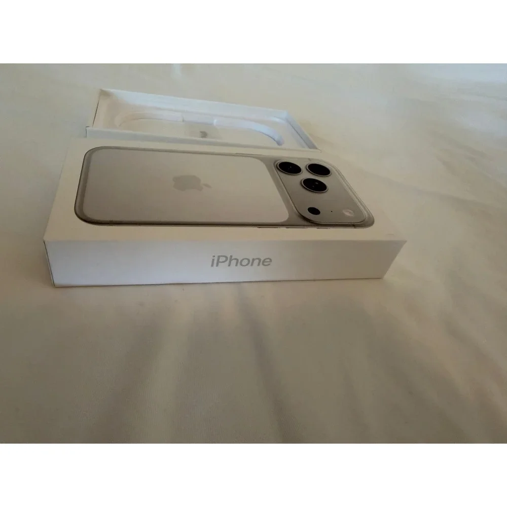 Apple iPhone 17 Pro Empty Box Only Silver 512GB Model A3256 Replacement Box